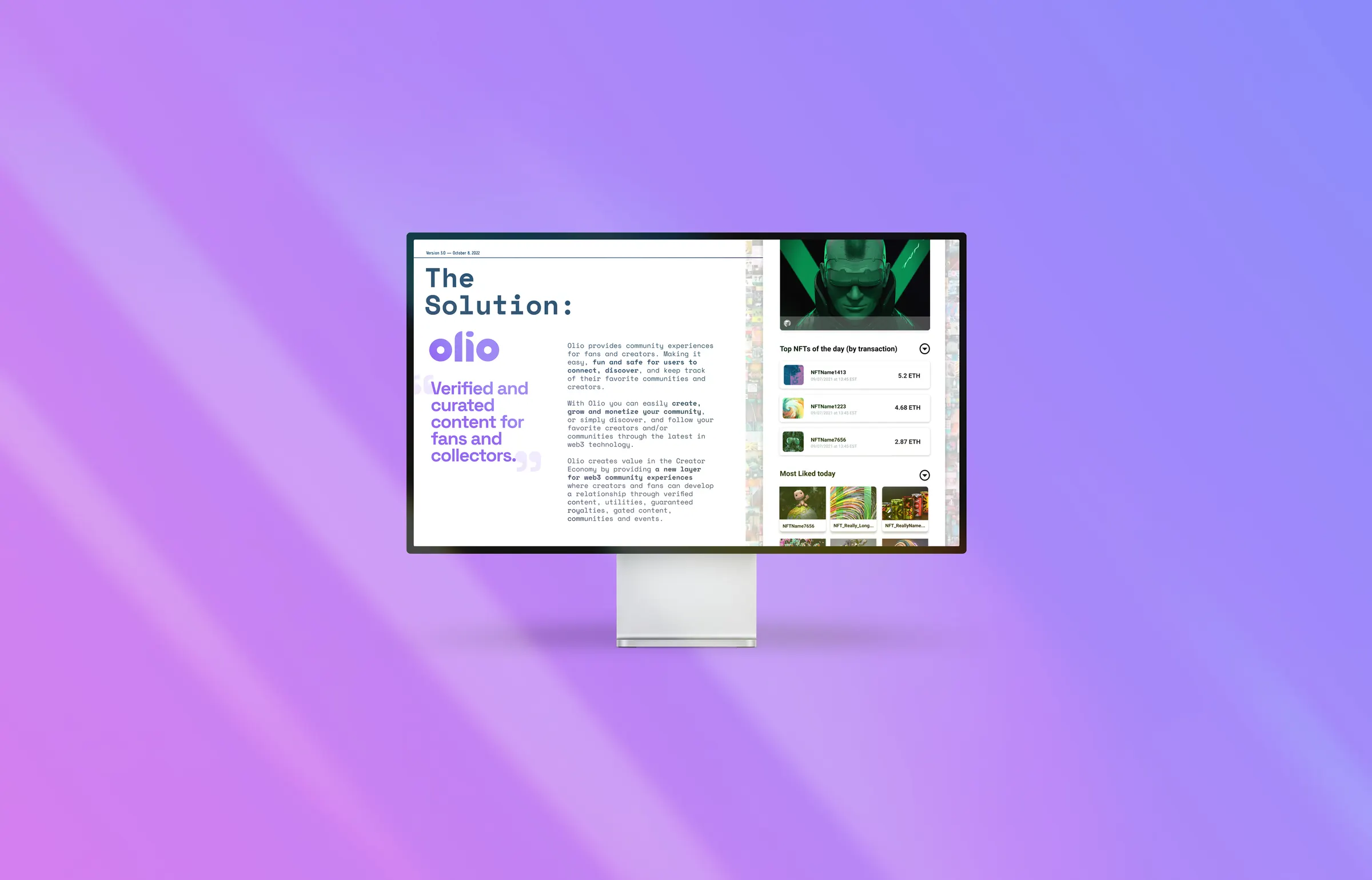 Olio project image